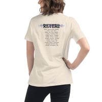 Image 24 of Women's Relaxed T-Shirt Reverb tour tshirt 