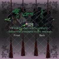 Image 4 of WangXian Tiger Amulet Enamel Charm [IN HANDS]