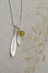 Olive tree leaves necklace 