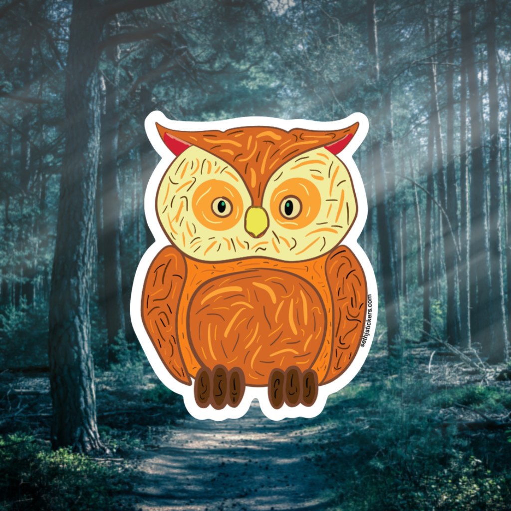 Image of Owl Sticker