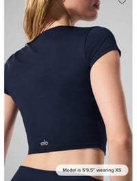 Navy blouse