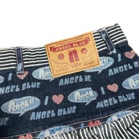 Image 2 of Angel Blue denim tiered skirt