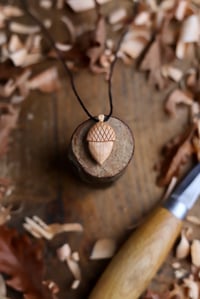 Image 1 of Acorn- Pendant  Necklace 