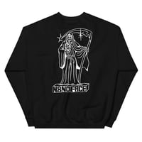 Image 2 of La Muerte by Jacobo Amador Crew Neck Unisex Sweatshirt (+ more colors)