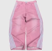 Image 3 of side-stitched baggy jeans