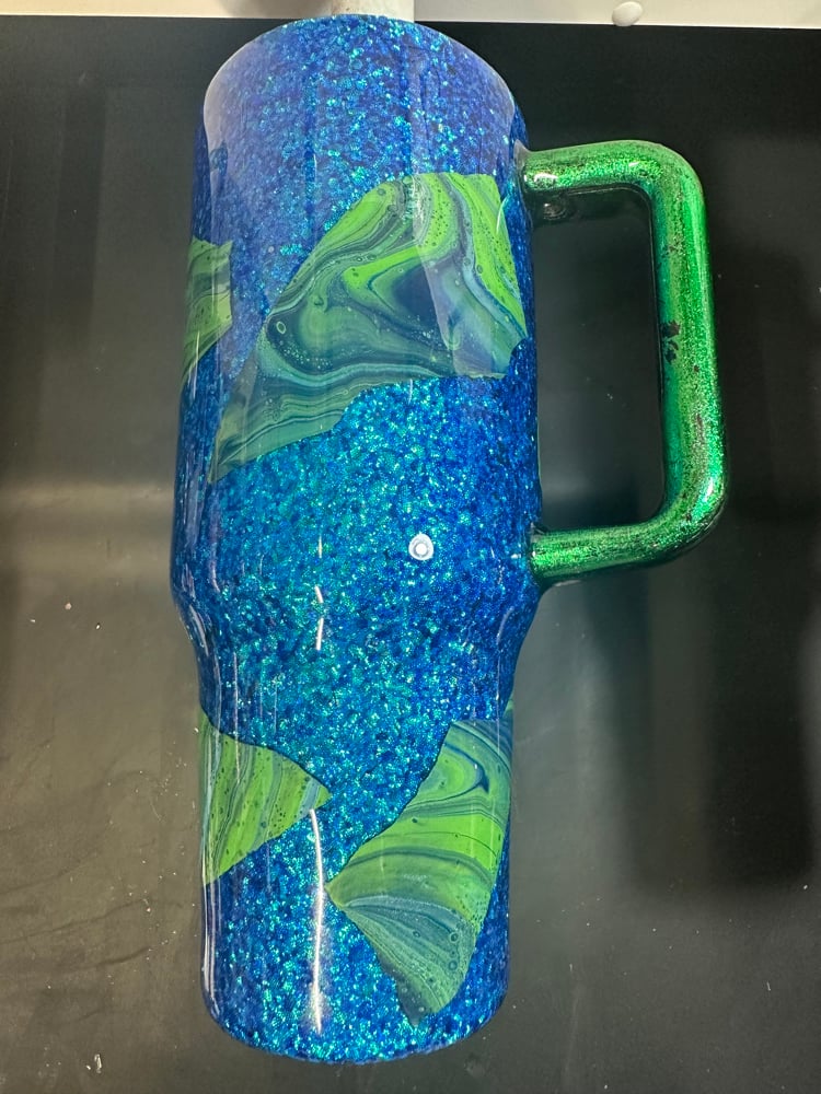 Image of 40oz green blue 
