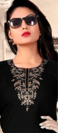 Image 2 of KSV8108-1 Pc Soft Rayon Slub Kurthi