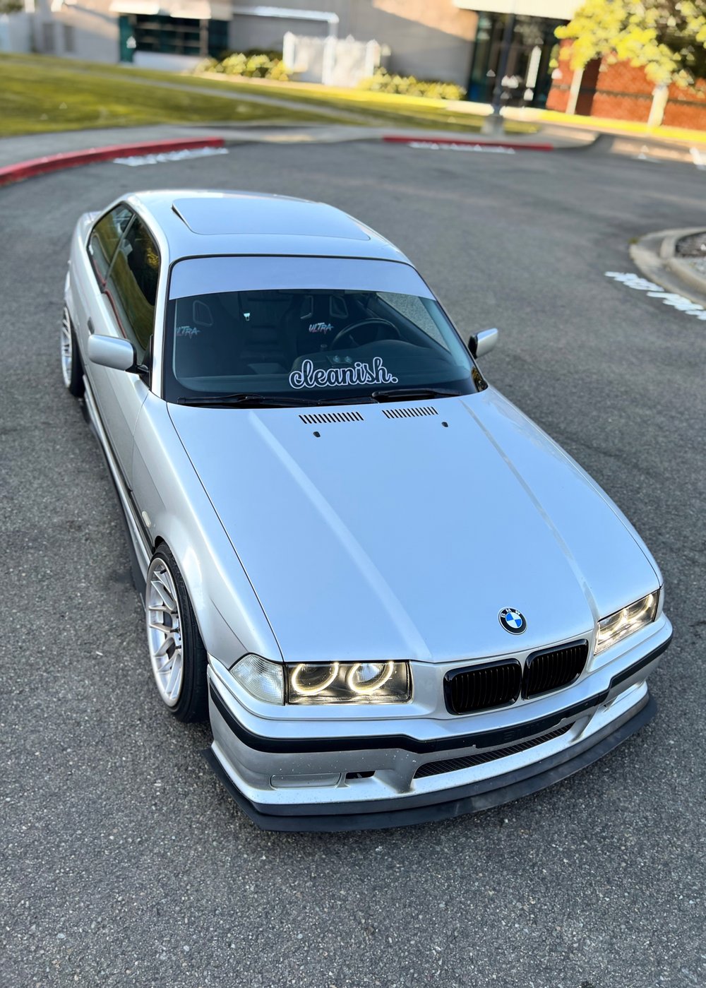 Cleanish windshield decal 