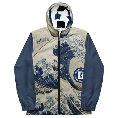 Image of Katsushika Hokusai X HarleyHustle  "WAVES"  windbreaker