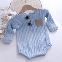 Image 1 of Photoshooting boys bodysuit |  Ari | baby blue | 12-15 months | 18-24 months