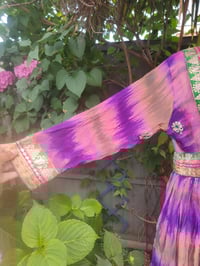 Image 5 of Mykonos Glitter wrap dress Maxi/ Kaftan pink 8-12uk