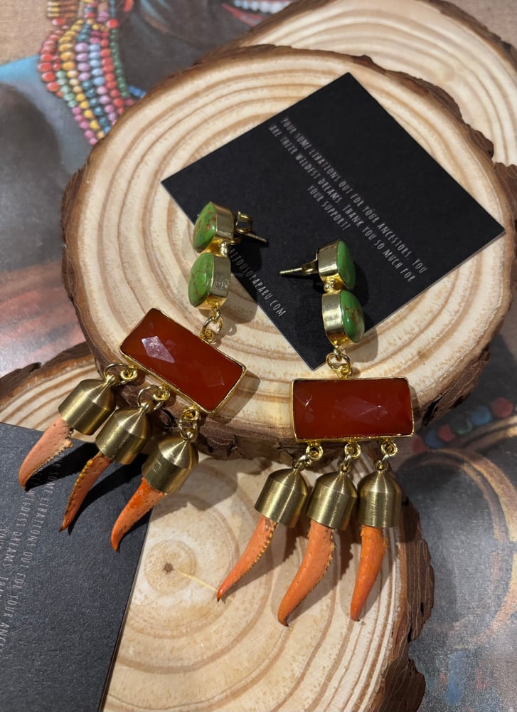 Image of Atchafalaya Crawfish Claws Earrings 