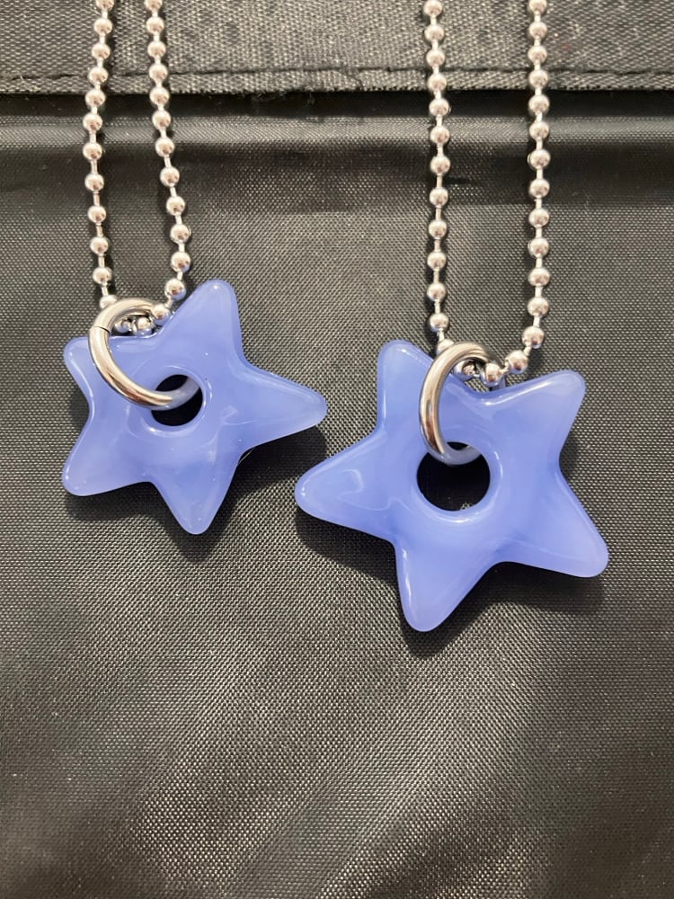 Image of milky blue stars