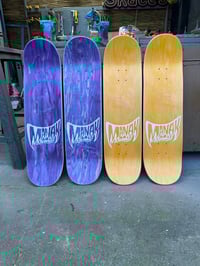 Image 2 of 8.5" Symmetrical Twin Tail Full Shape Popsicle - Excel Skull Graphic 