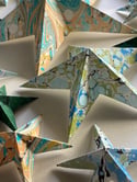 Marbled Paper Stars