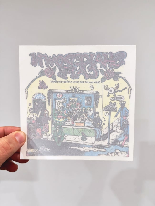 Grateful Dead 90s Shakedown Cafe 6" Window Sticker