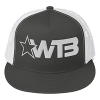 Image 2 of WTB White Logo Trucker Hat