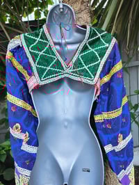 Image 7 of Vintage Fez Crop Tribal Top chest 28-30 Inches 
