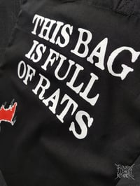 Image 3 of FULL OF RATS tote bag