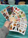 Fall Into Autumn// Planner Sticker Sheets (10 Sheets Per Pack) 