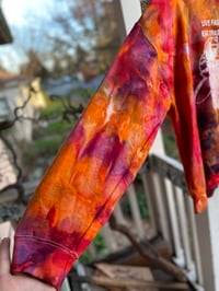 Image 2 of 2XL Live Fast Eat Trash Tie Dye Hoodie