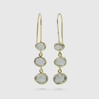 Image 2 of Banyan Green Amethyst Earrings