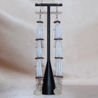 Image 1 of 3 tier Dentalium w/ AB crystals 