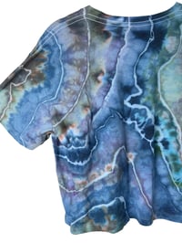 Image 6 of M Crop Tee in Cool Geode Ice Dye