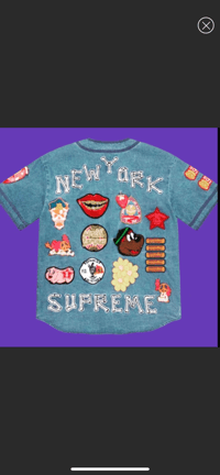 Image 4 of 🆕 DeNiM PaTCHwORK SuPreMe JeRSeY 🗽⚾️