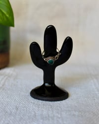 Image 1 of 'Onyx' Saguaro Ring Holder