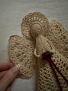 1960s crochet angel tree topper