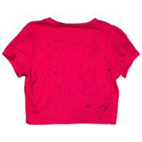 Image 5 of “GHOSTFACE HEART” Custom Hand Painted Baby Tee LARGE