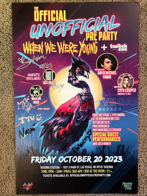 Image of (p) SIGNED Private Party Tour Poster + 2 FREE DMF Posters!