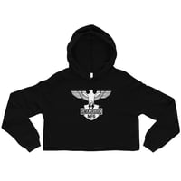 Image 1 of SSMFG Bar & Shield Crop Hoodie