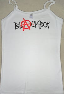 Image of Blackbox-Girlie Spaghetti Strap White Shirt