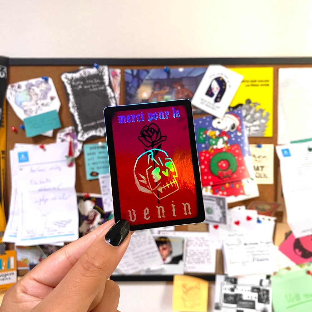 VENIN holo vinyl sticker