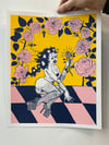 Rose Screen Print