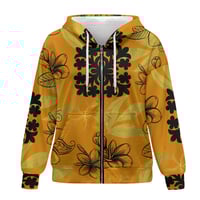 Image 2 of Women's Loose Fit Plumeria Print Jacket