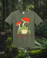 Image 1 of frog & mushroom tee