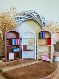 Image 1 of Arched mini bookshelf bookish display
