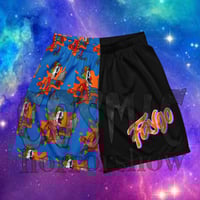 Image 1 of Orange Faygo Clown basketball shorts