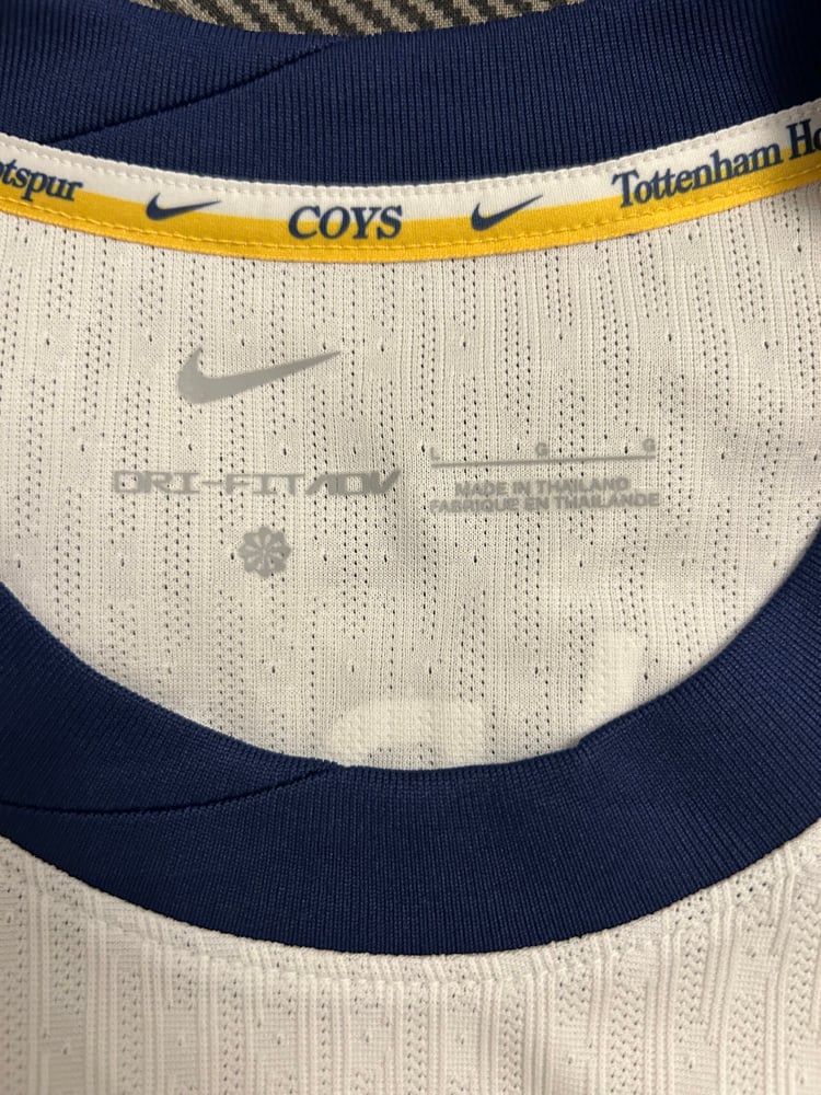 Image of Tottenham Hotspur “UDOGIE 13” Vaporknit 2024/25 Home Europa Final Shirt (L)