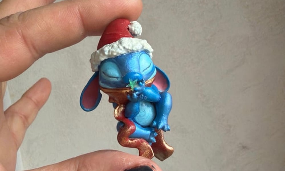 Image of Stitch Skellington Christmas limited edition + Gift Stitch Xmas decoration