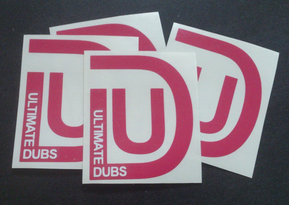 Image of Ultimate Dubs - UD Logo - Pink - Sticker
