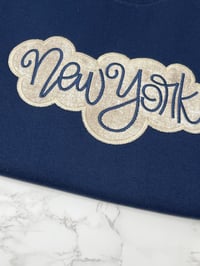 Image 3 of  New York Embroidered Crew Neck Sweatshirt