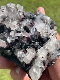 Image 9 of Specularite Quartz Points Cluster #1788