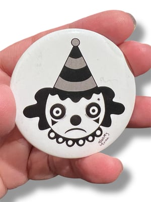 Gloomy Clown 2.25 inch buttons