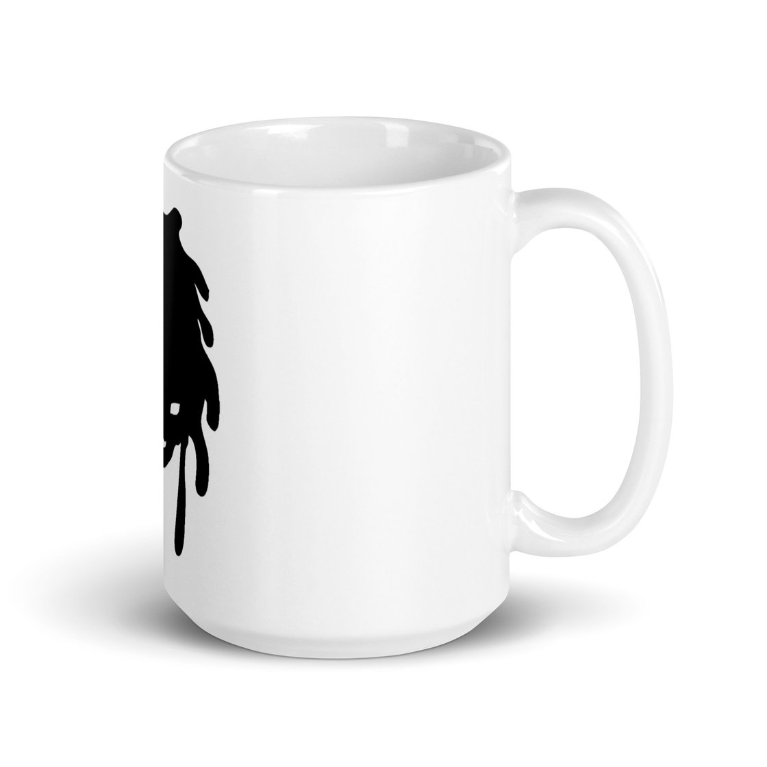 Image of MAH BLACK LOGO White glossy mug