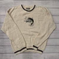 Image 1 of Vintage Breaching Bass Sweater - L
