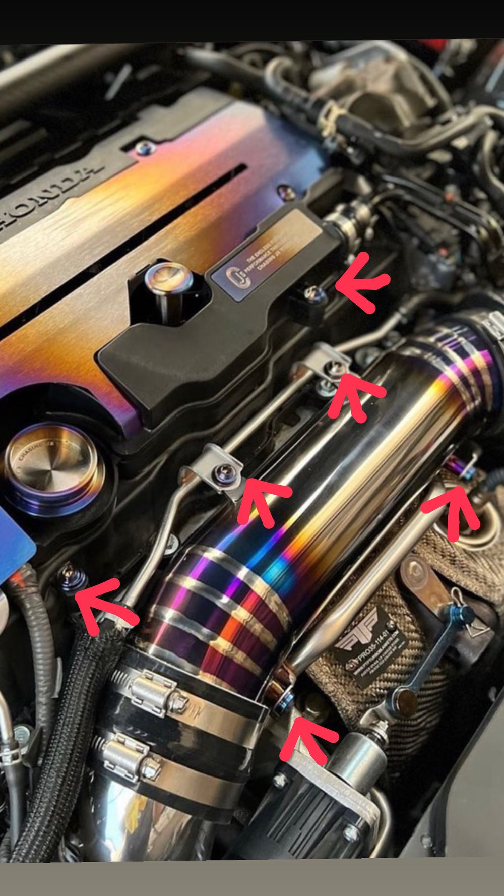 Honda Civic Type R (FK8) Engine Accessories Hardware Kit. | Chasing JS